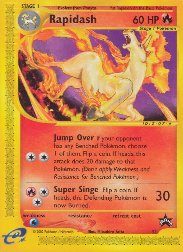 Rapidash card artwork