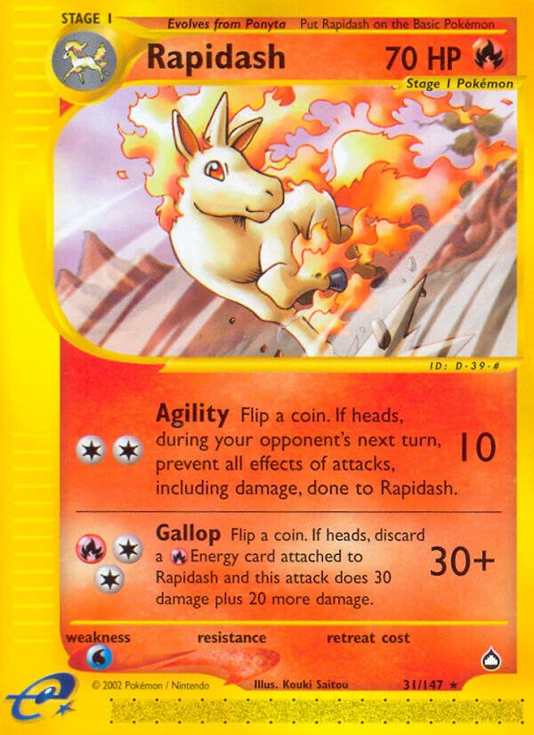 Rapidash card artwork