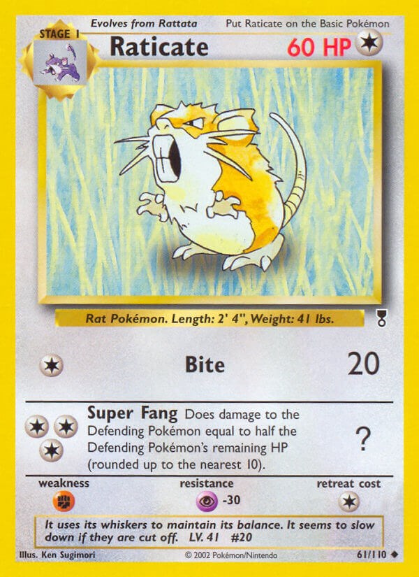 Raticate card artwork