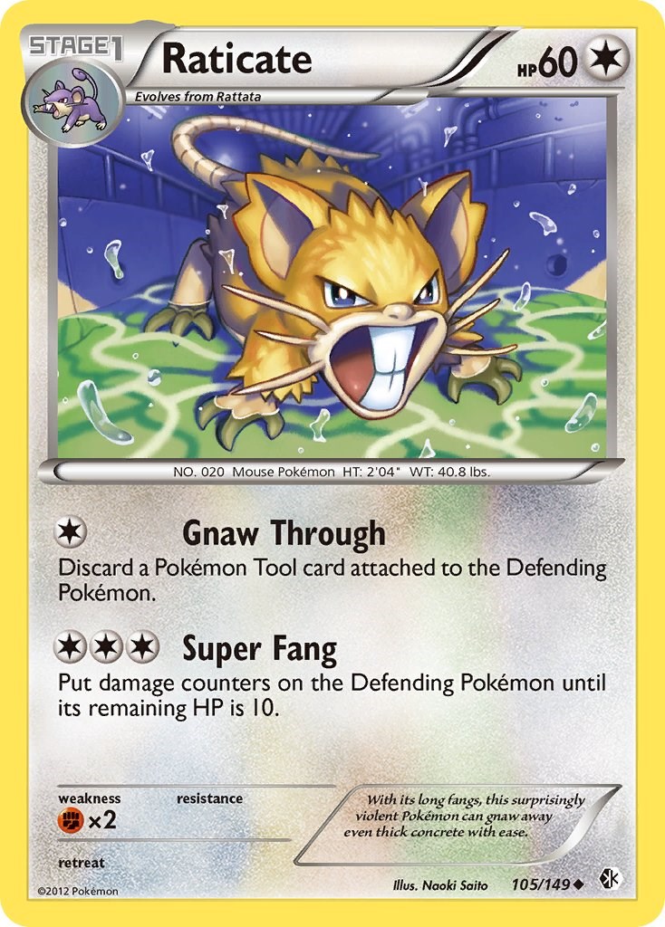 Raticate card artwork