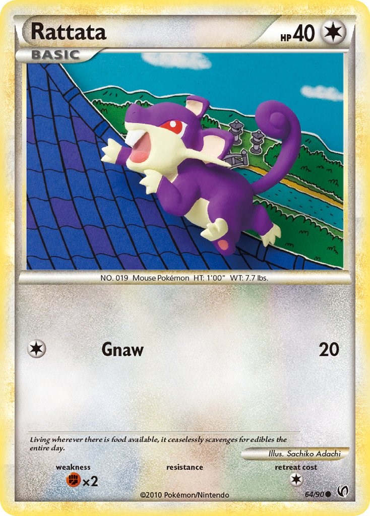 Rattata card artwork