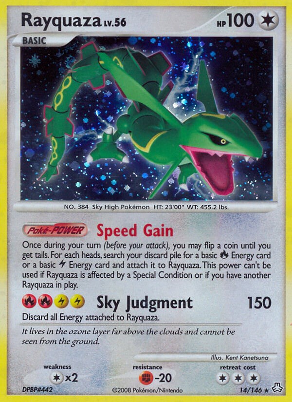 56 - Rayquaza Luminoso (European Grading 9)