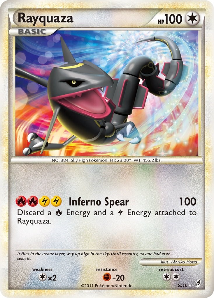 Card Pokémon Rayquaza Gx Shiny Original