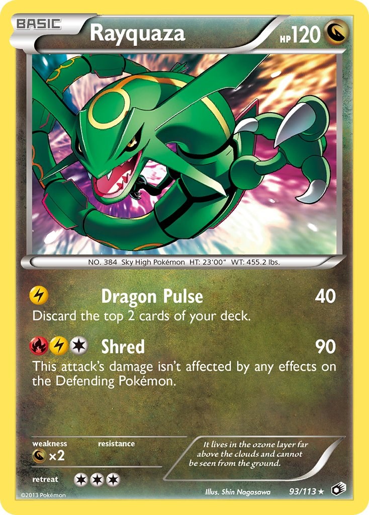 Shining Rayquaza Strength Expansion Pack Shining Legends, Pokémon