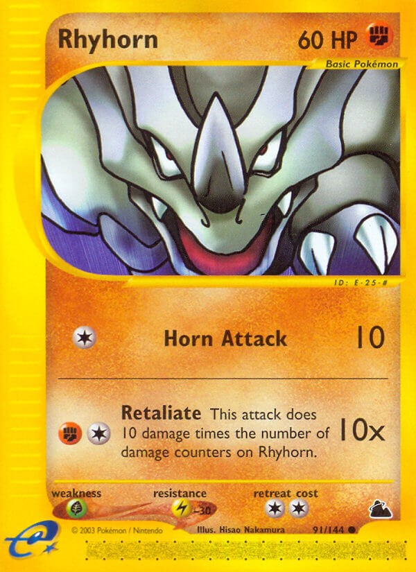 Rhyhorn card artwork