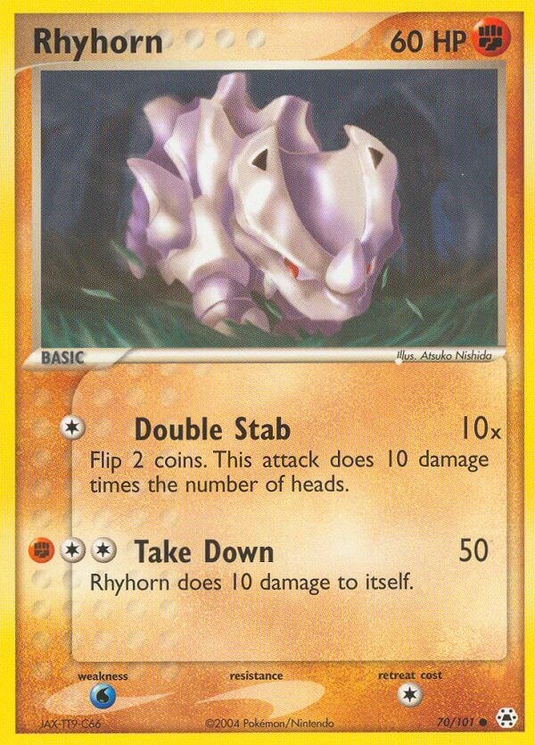 Rhyhorn card artwork