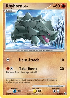 Rhyhorn card artwork