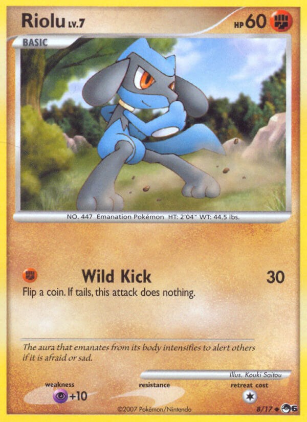 Riolu card artwork
