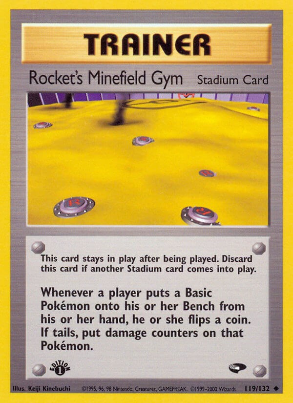 Rocket's Minefield Gym card artwork