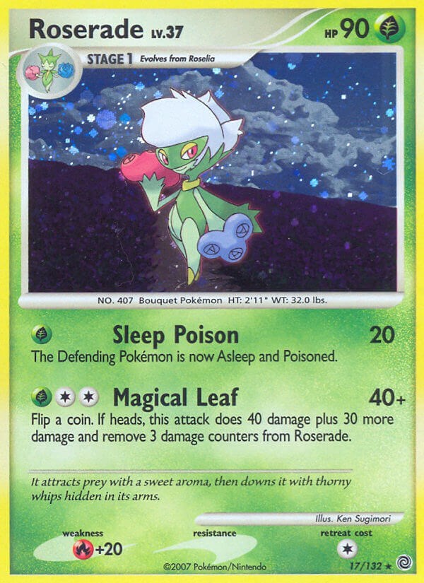 Roserade card artwork