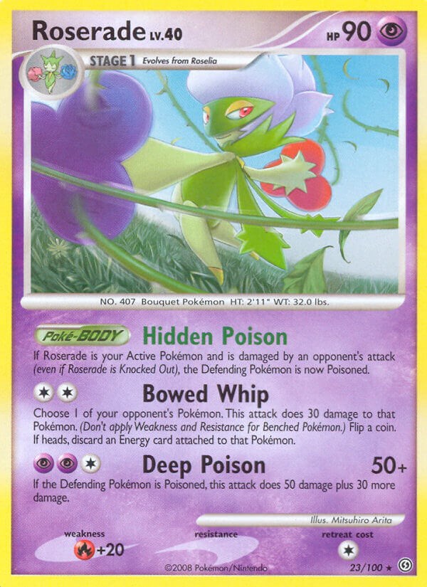 Roserade card artwork