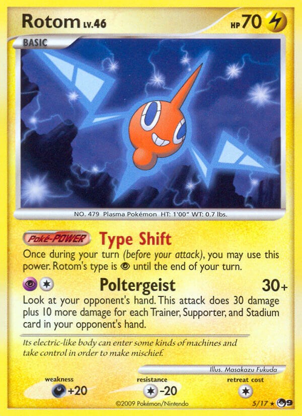 Rotom card artwork