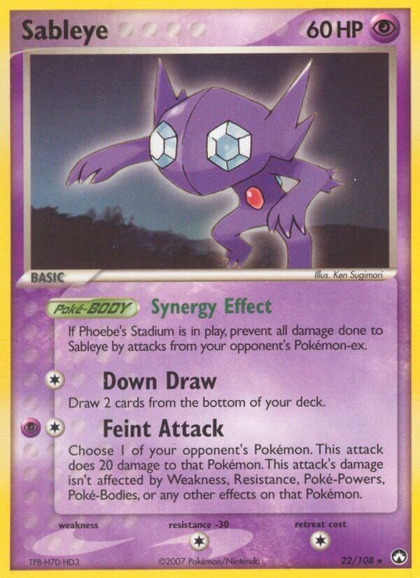 Sableye card artwork