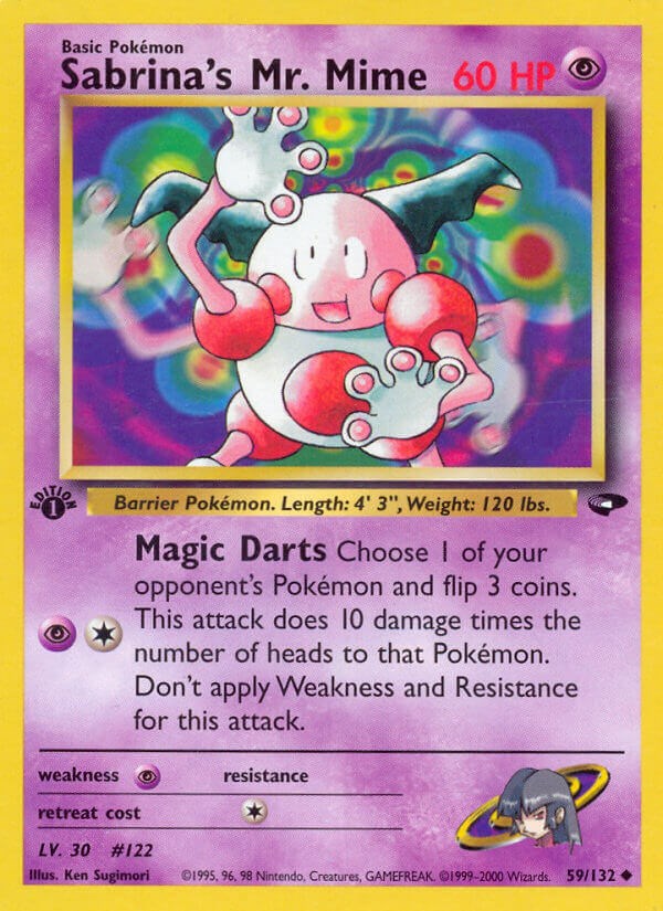 Sabrina's Mr. Mime card artwork