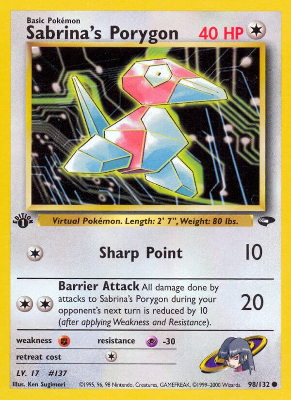 Sabrina's Porygon card artwork