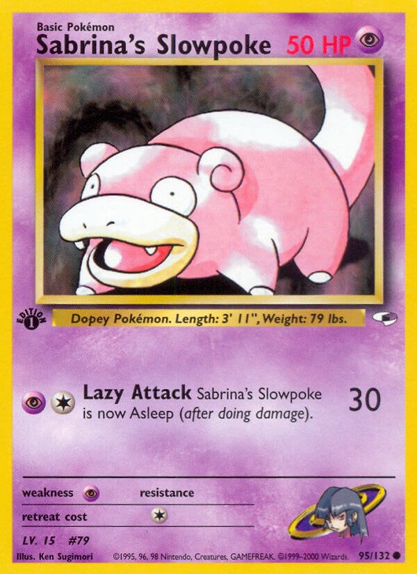 Sabrina's Slowpoke card artwork