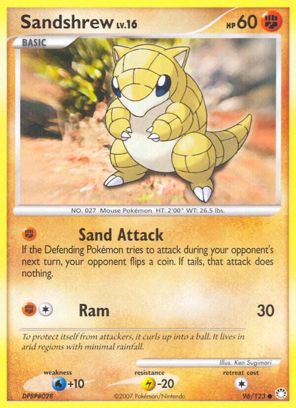 Sandshrew card artwork