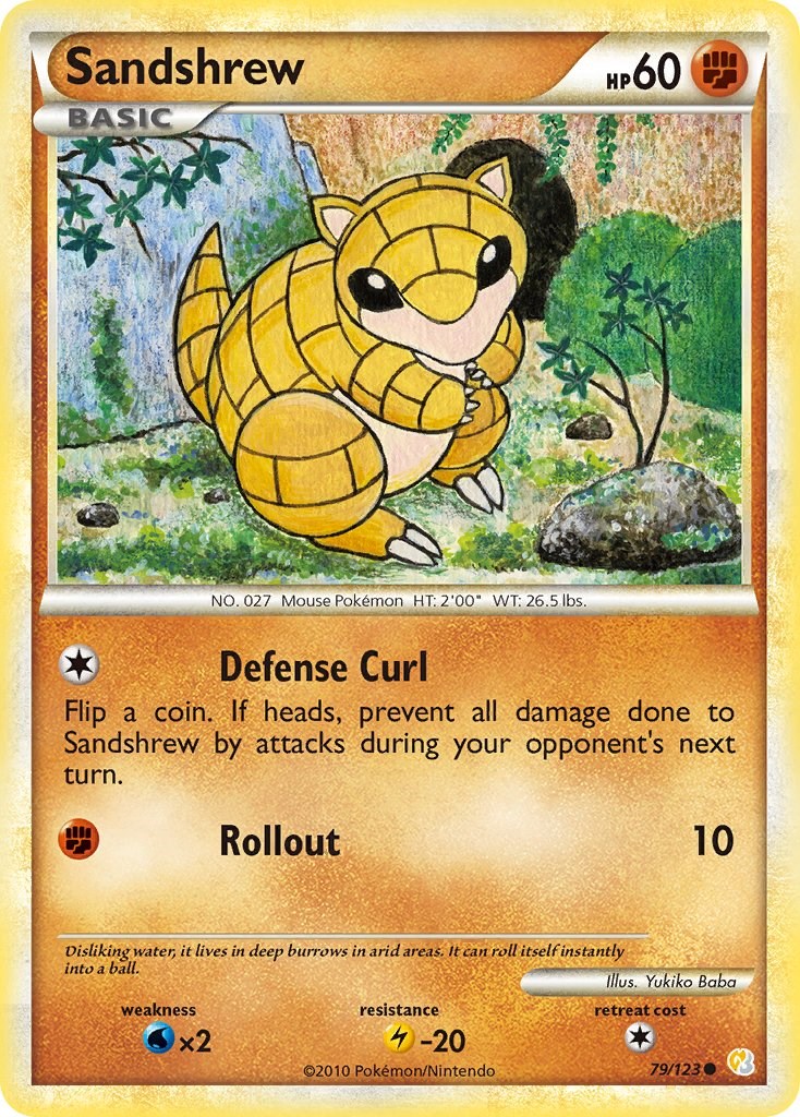 Sandshrew card artwork