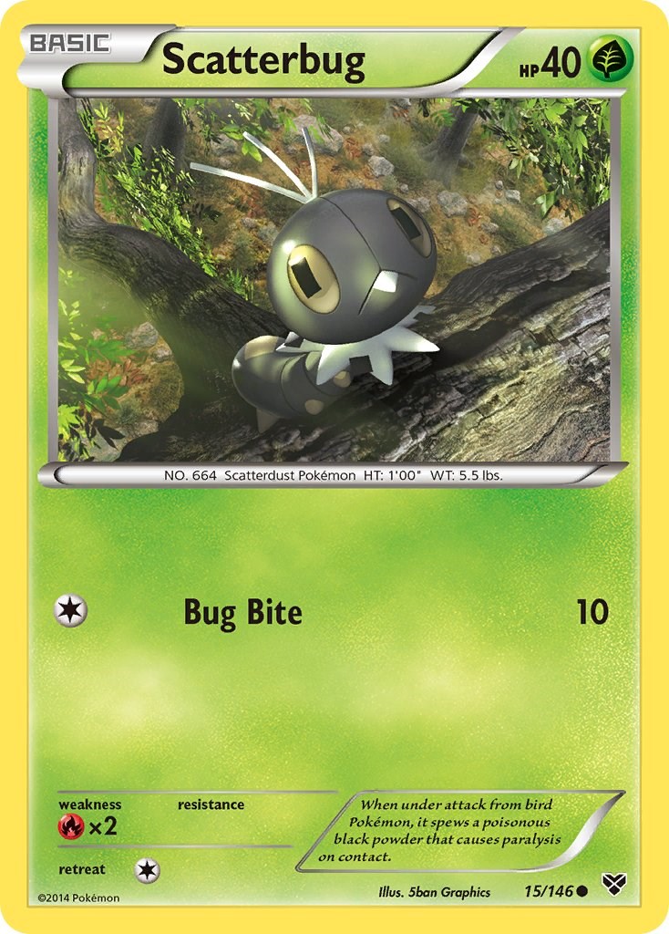 Scatterbug - XY Base Set - Pokemon