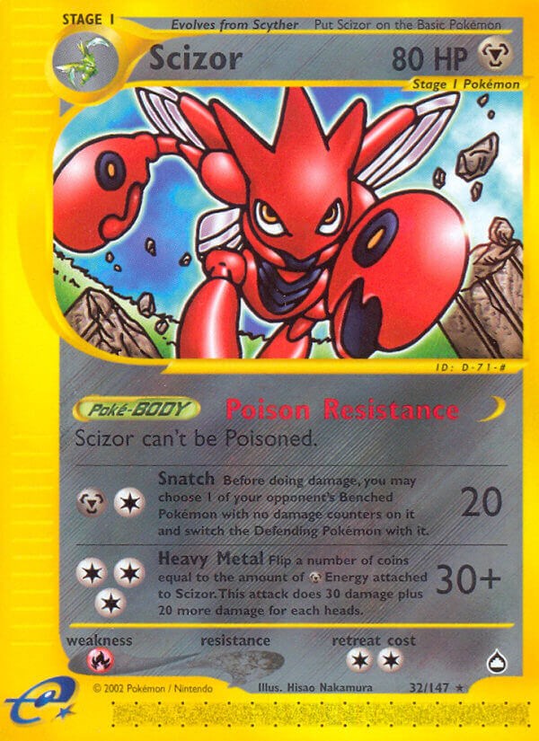 Scizor card artwork