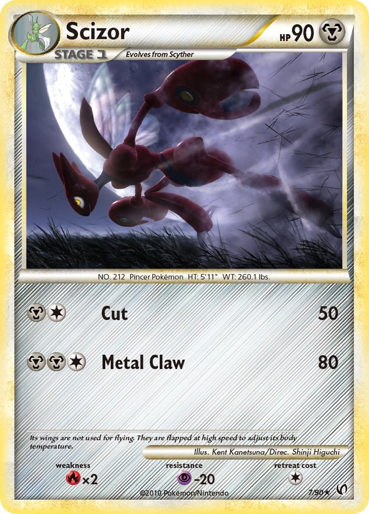 Scizor card artwork