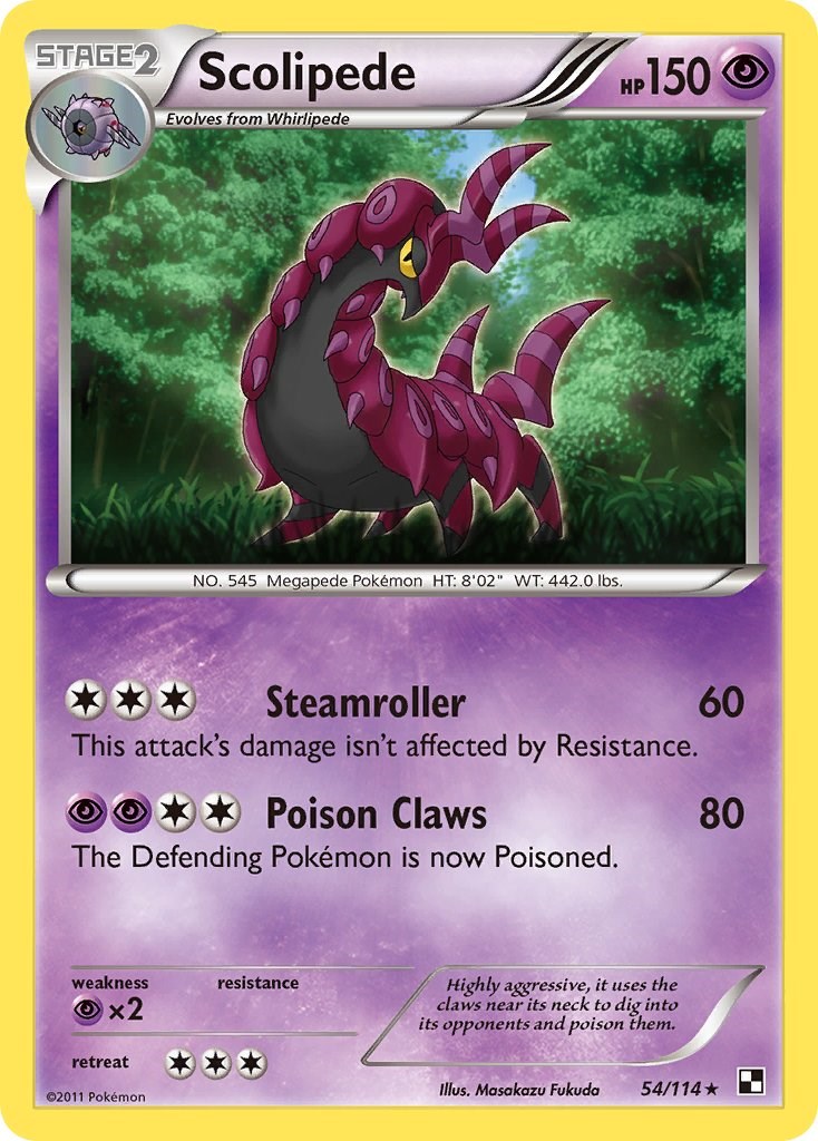 Scolipede card artwork