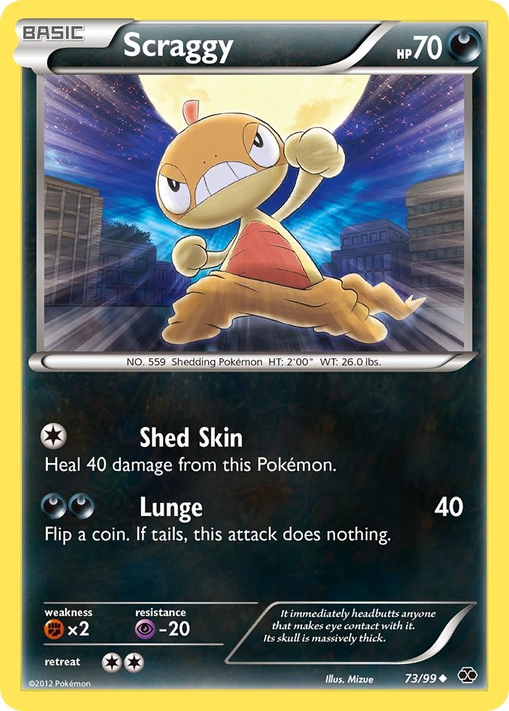 Scraggy card artwork