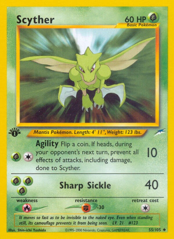 Scyther card artwork