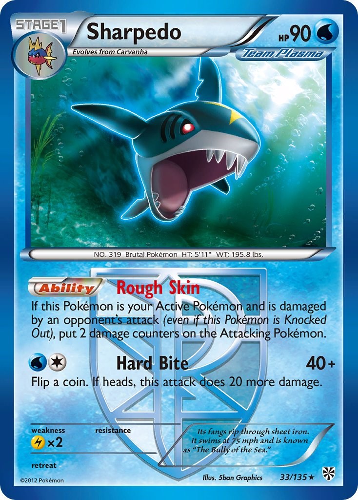 Sharpedo card artwork