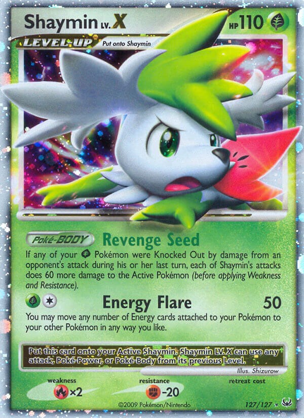 Shaymin LV.X PL 127  Pokemon TCG POK Cards