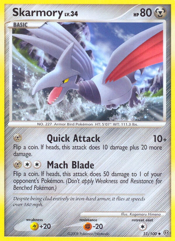 Skarmory card artwork