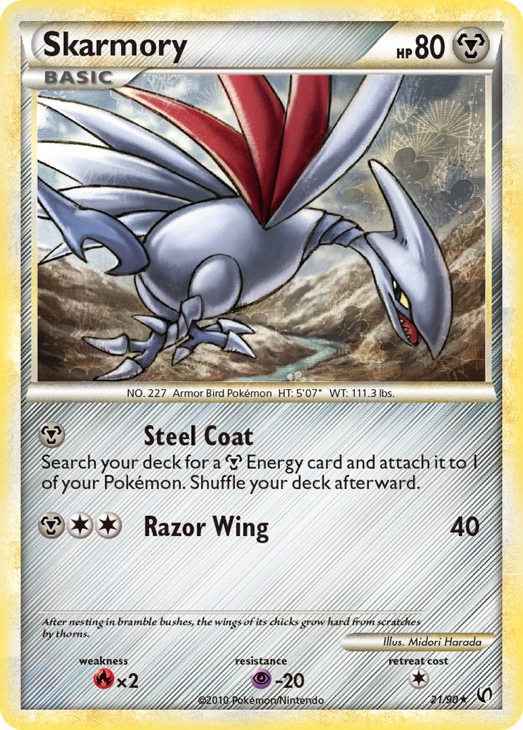 Skarmory card artwork