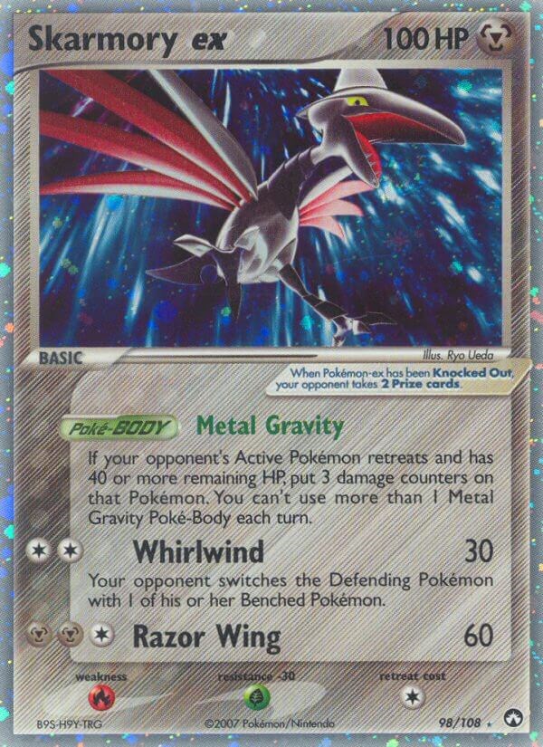Skarmory ex card artwork