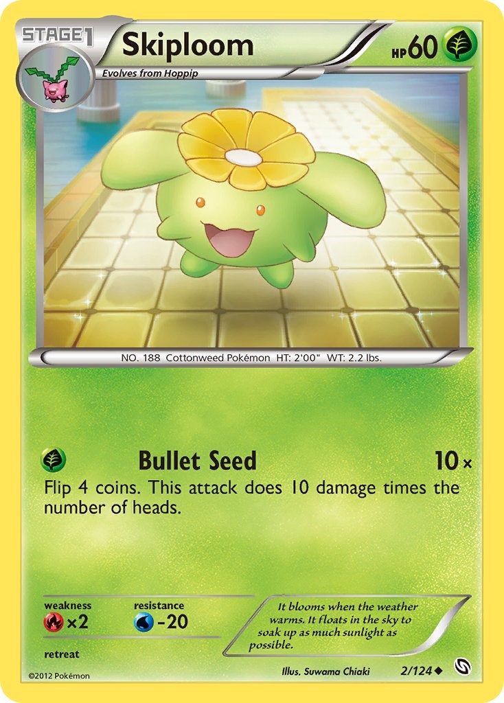 Skiploom card artwork