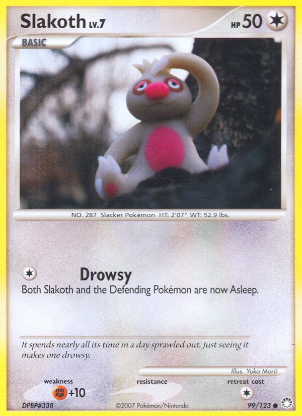 Slakoth - Mysterious Treasures - Pokemon