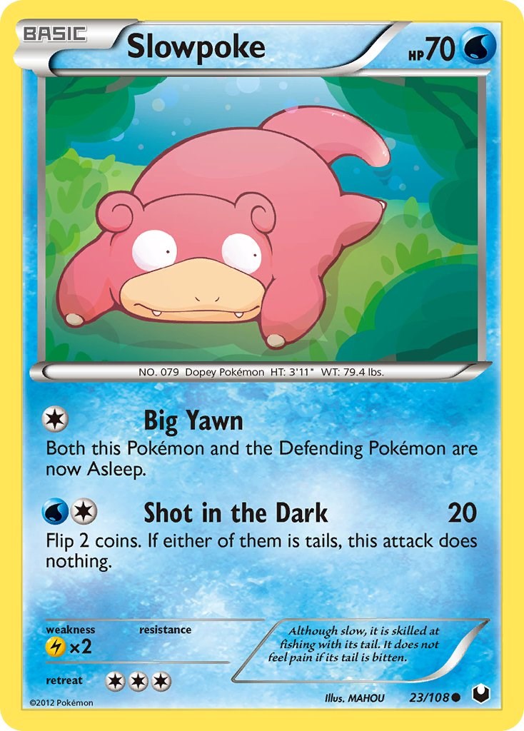 Slowpoke card artwork