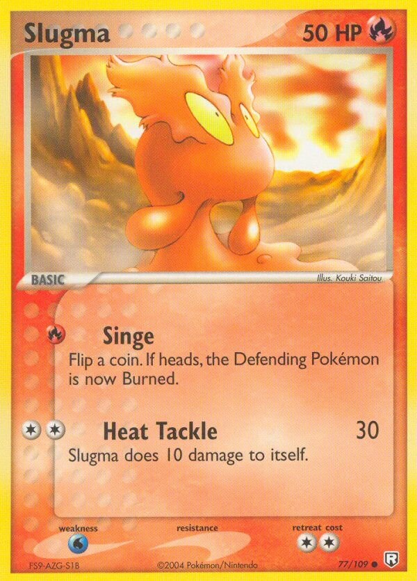 Slugma card artwork