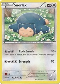 Snorlax card artwork