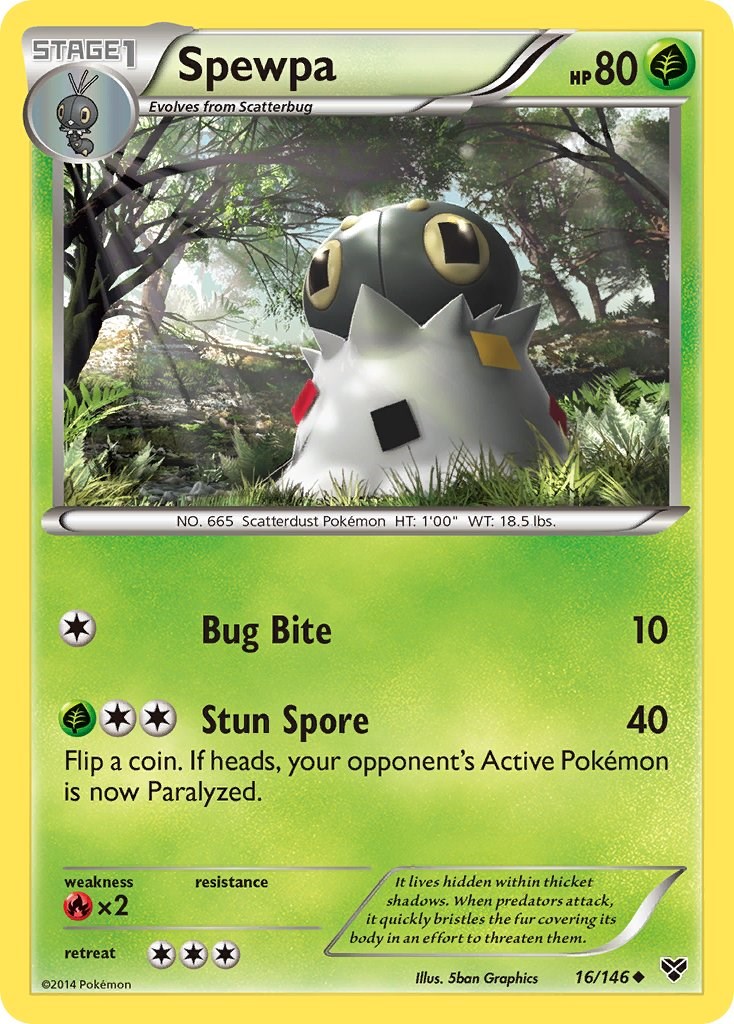 Spewpa card artwork