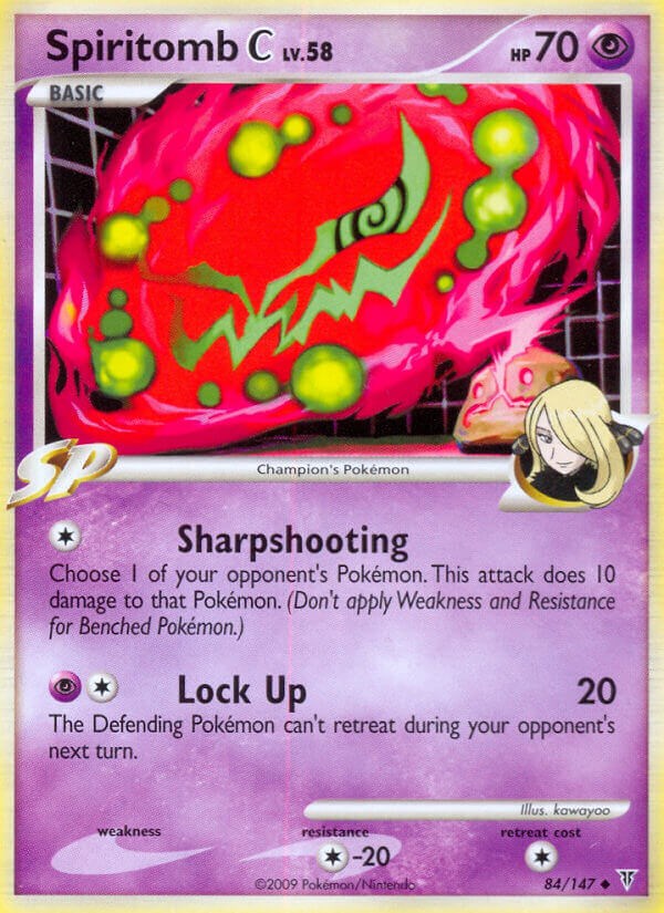 Alright so I found this spiritomb card and it has golden text is this fake  or a real card : r/PokemonTCG