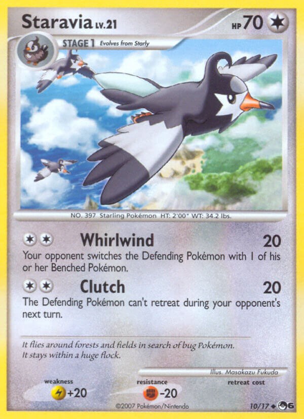 Staravia card artwork