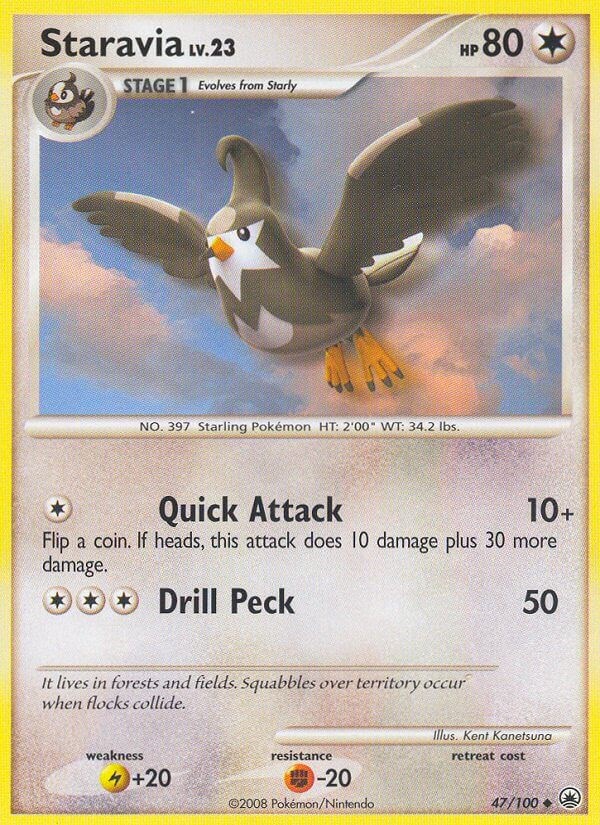 Staravia card artwork