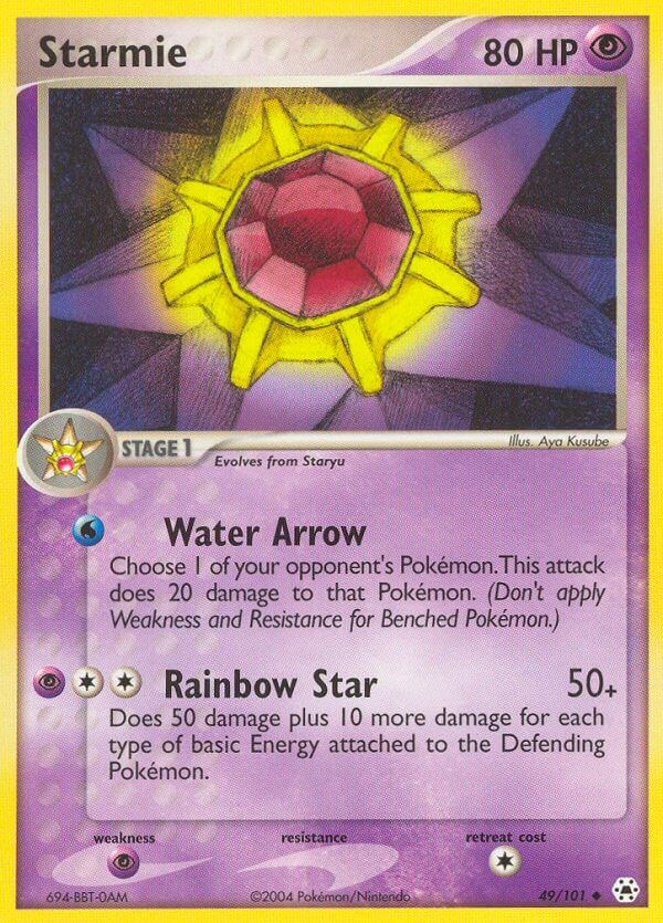 Starmie card artwork