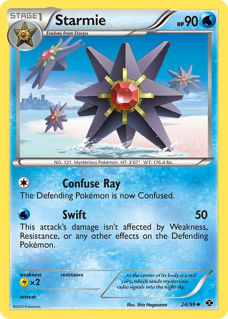 Starmie card artwork