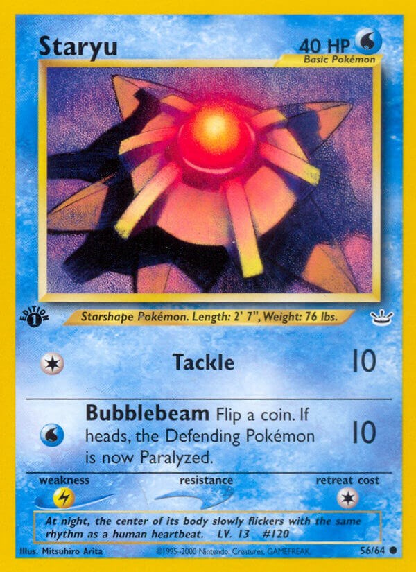 Staryu card artwork