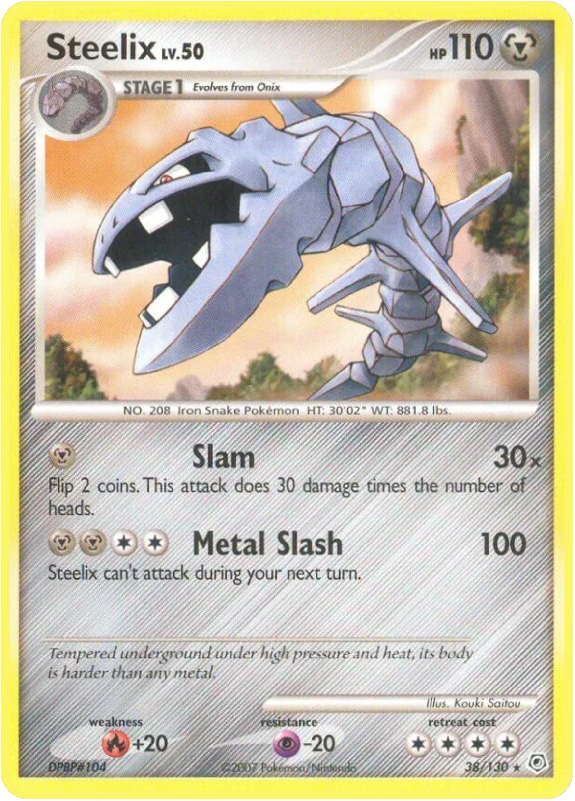 Steelix card artwork