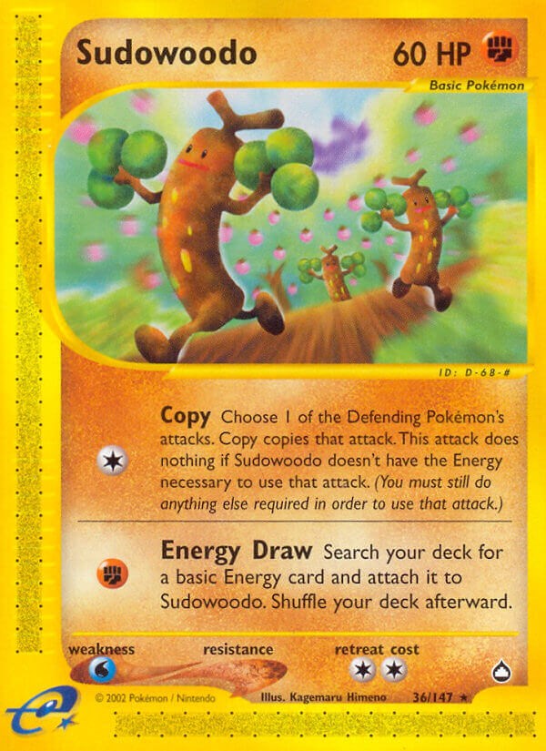 Sudowoodo card artwork