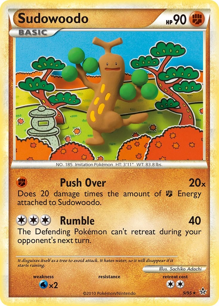 Sudowoodo card artwork
