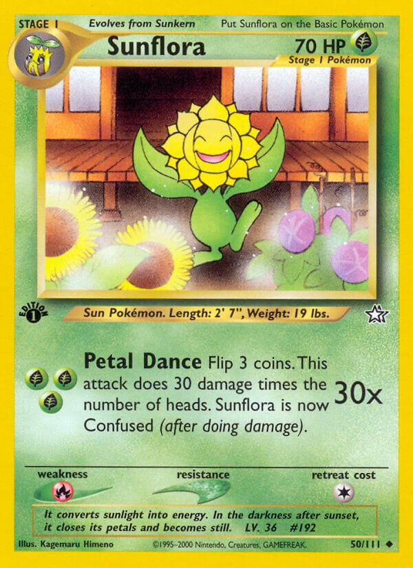 Sunflora card artwork