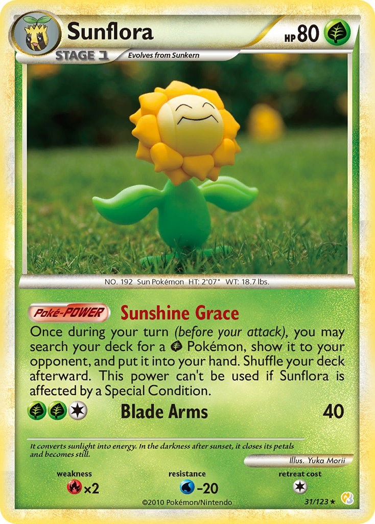 Sunflora card artwork